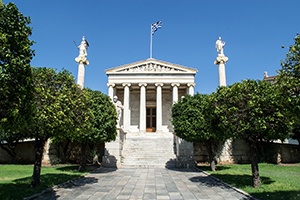 Äldre byggnad i Aten