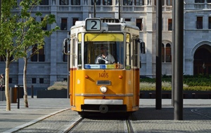 Spårvagn i Budapest