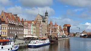 Gamla hamnen i Gdansk
